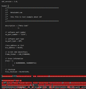 VBF file format