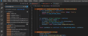vscode 검색 기능 OR AND 정규 표현식