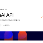 OpenAI API 화면